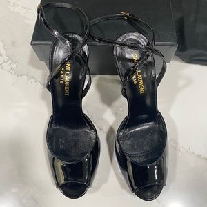 Strappy Saint Laurent Heels